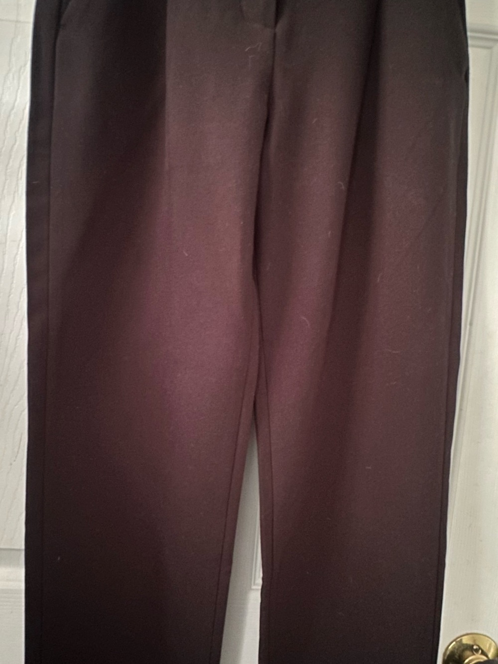 Abercrombie & Fitch Women's Straight-Leg Dress Pants in Black